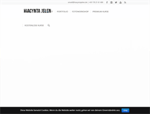 Tablet Screenshot of hiacyntajelen.de